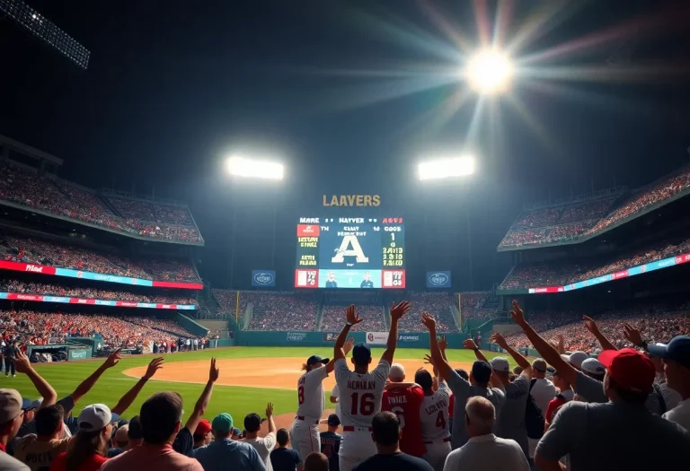 Celebration of a baseball player hitting multiple home runs