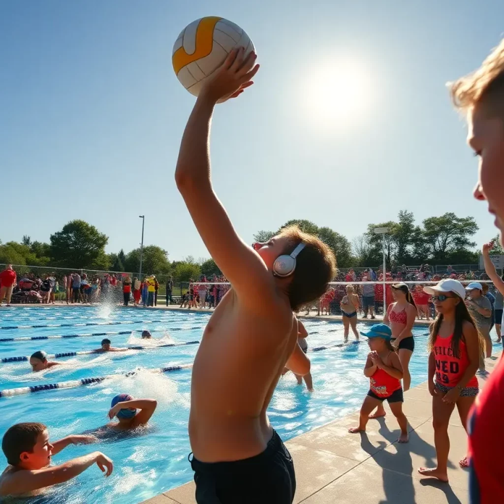 High school athletes competing at the All-State events in Oklahoma