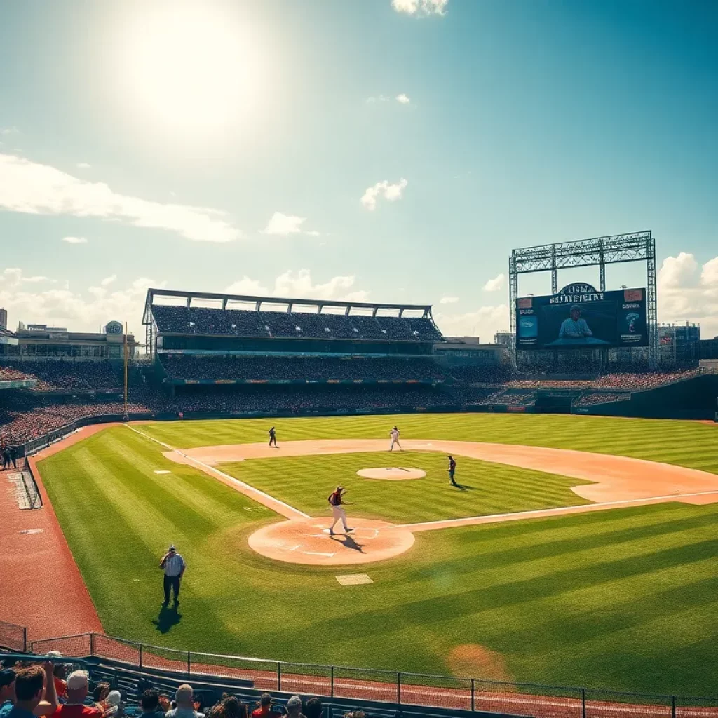 Parkland High School baseball team celebrating their championship victory