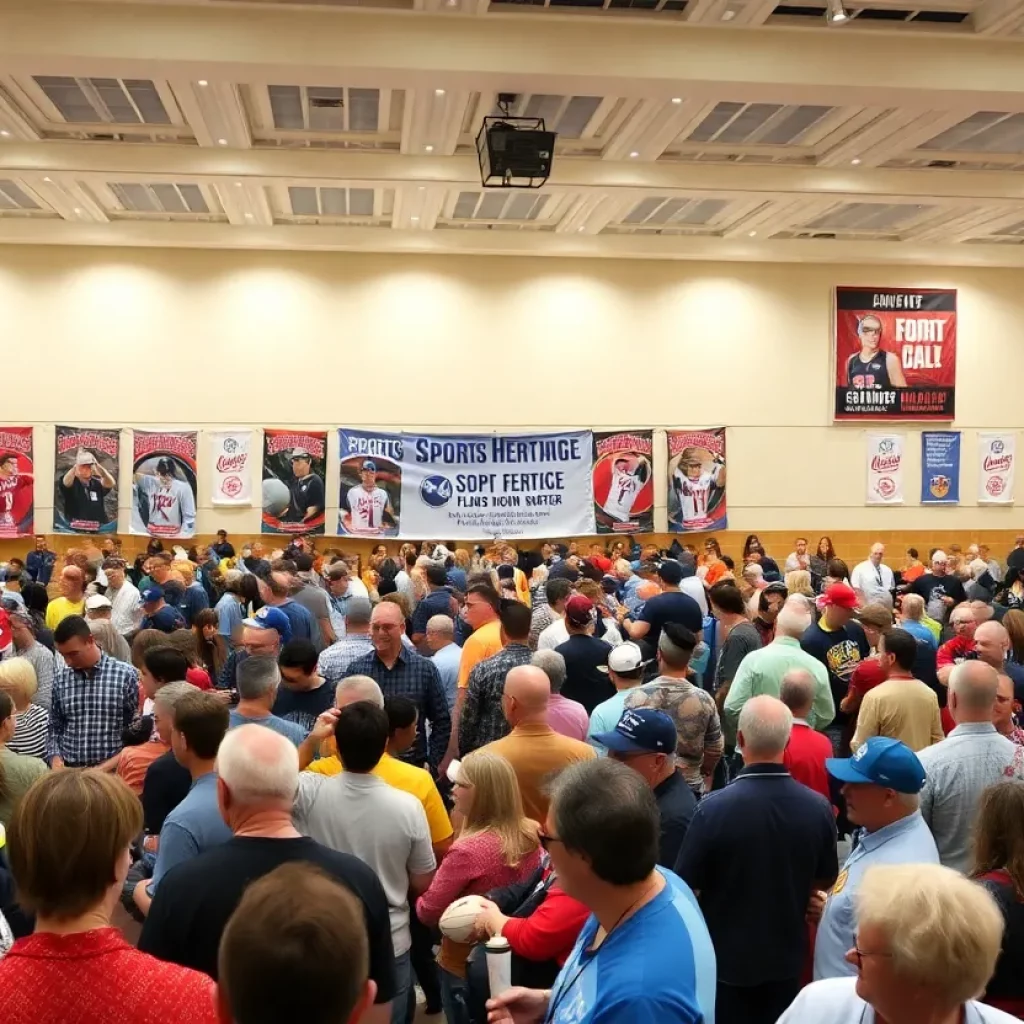 Community gathering for the Sequim Hall of Fame induction dinner