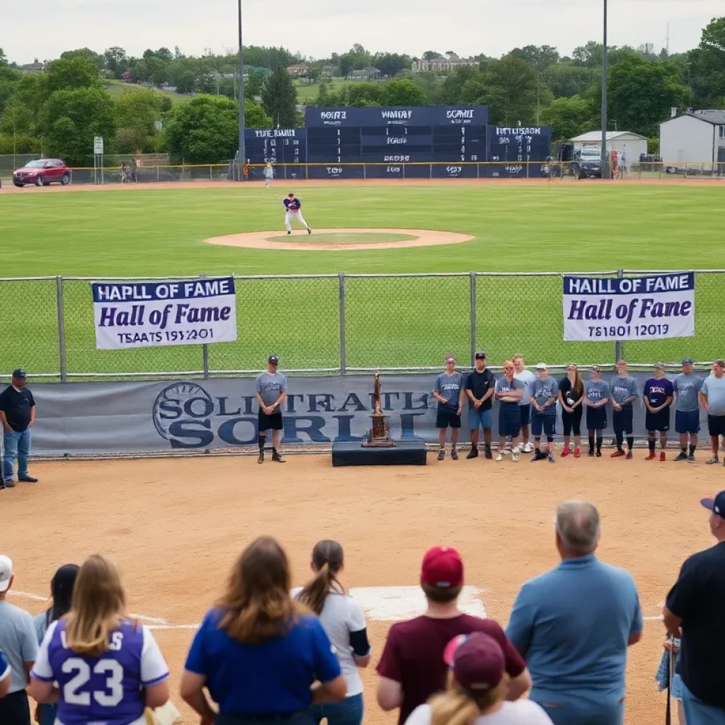 Celebration of the High School Softball Hall of Fame induction
