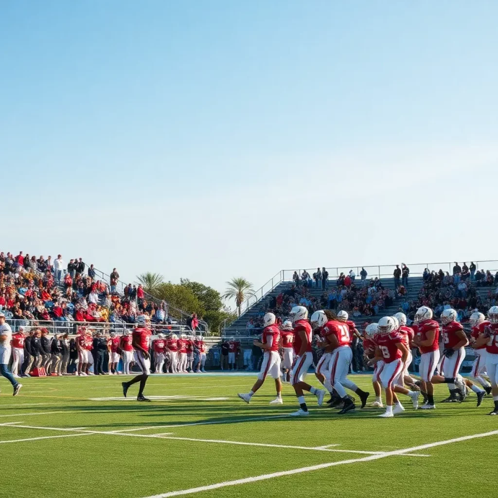 High school football game in South Carolina 2025