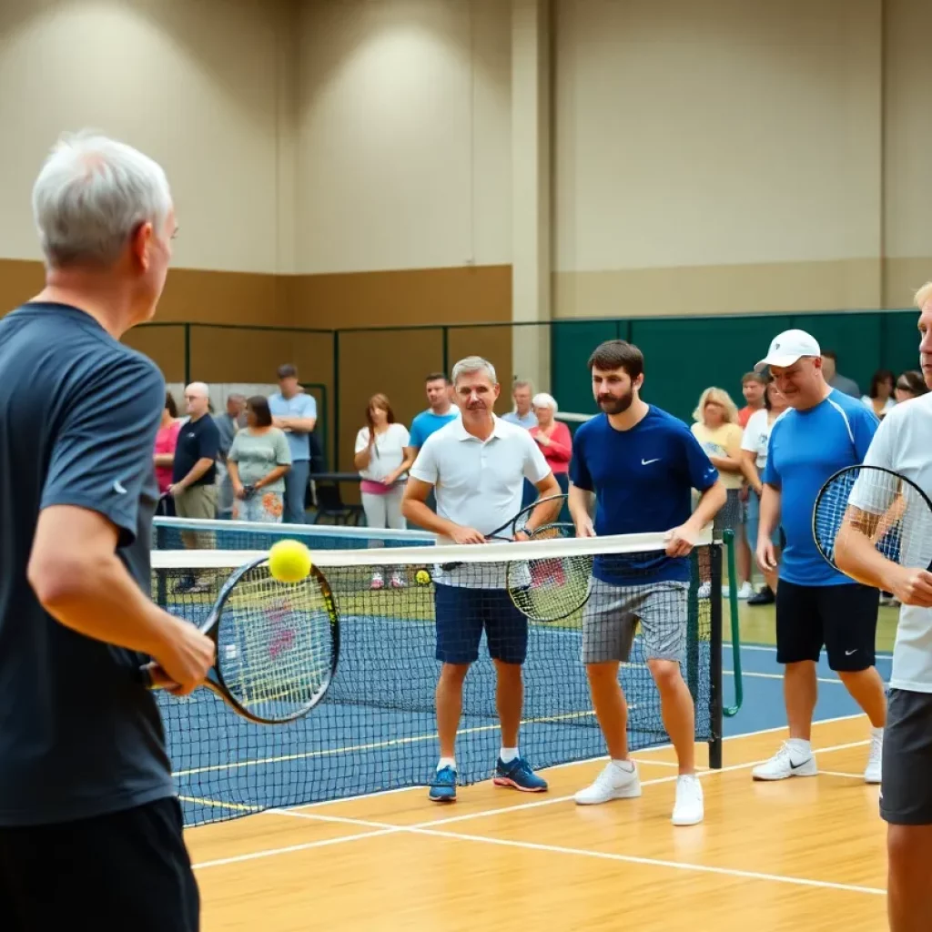 Mixed doubles tennis tournament at Watertown YMCA