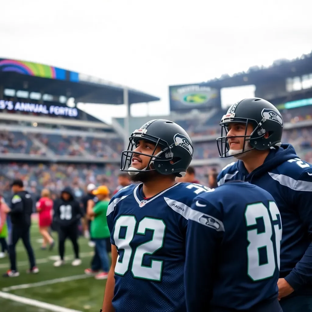 Seattle Seahawks Hold Annual Football Fest at Lumen Field