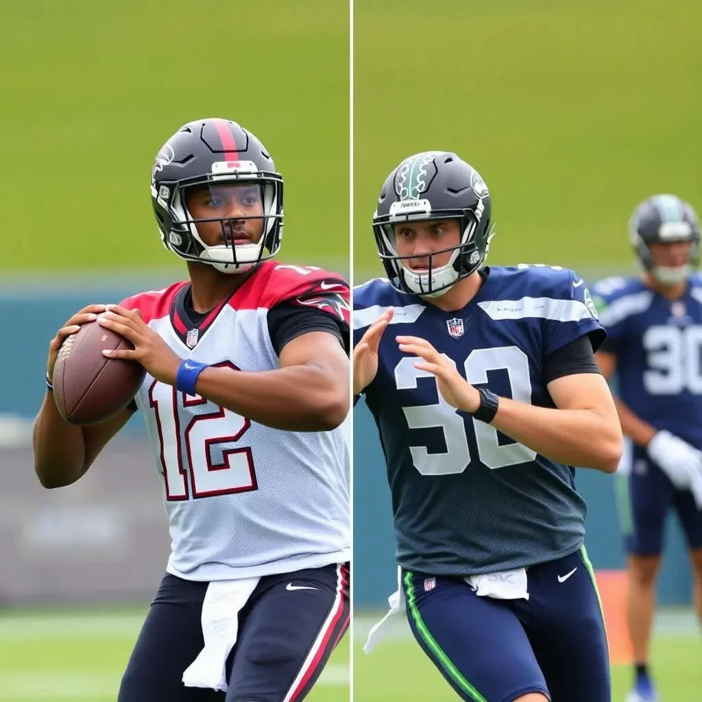 Exciting Preseason Highlights: Falcons' Nathan Carter Shines, Seahawks' Zach Charbonnet Steps Up as Teams Gear Up for Regular Season