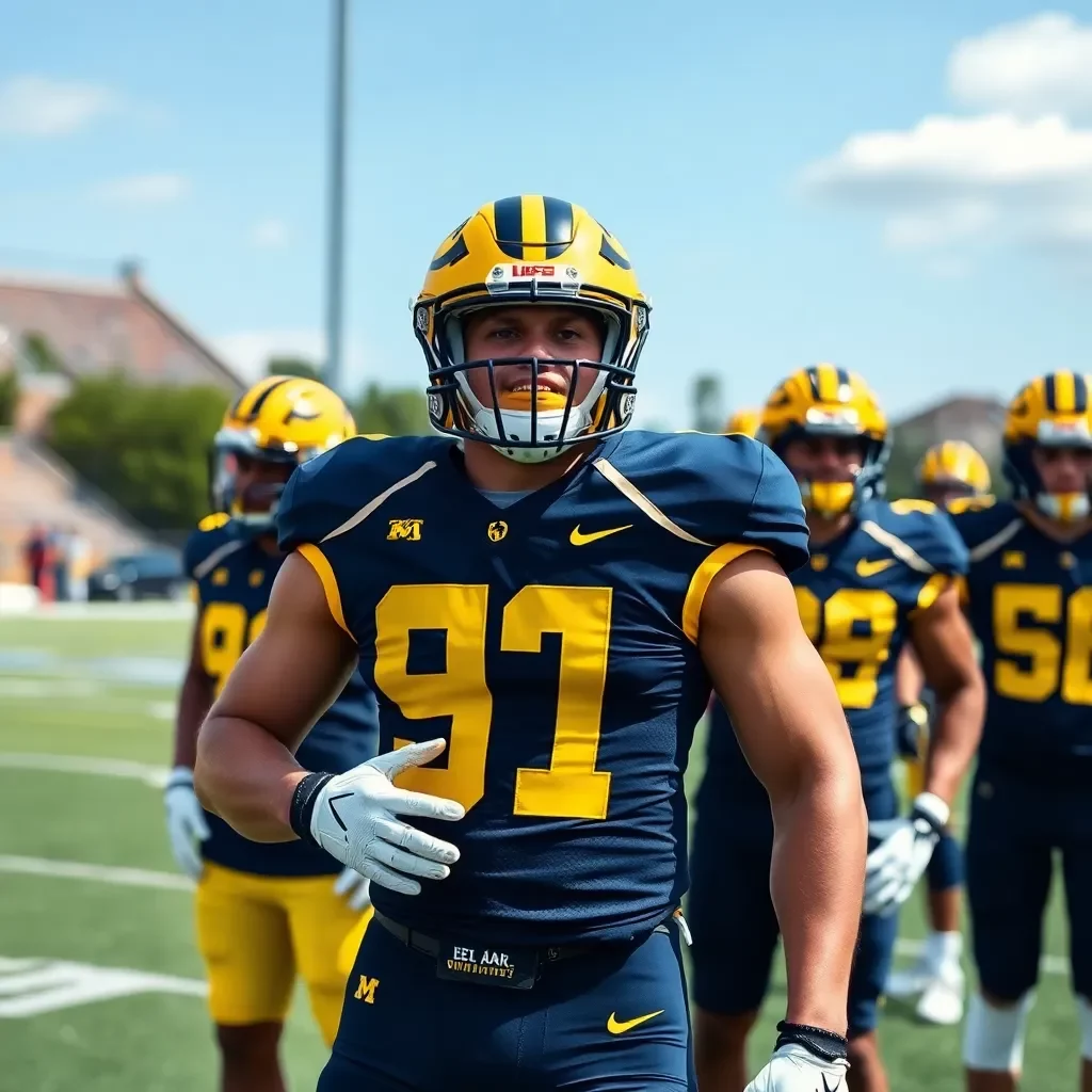 Michigan Football Players Gear Up for New Season Amid NCAA Penalties