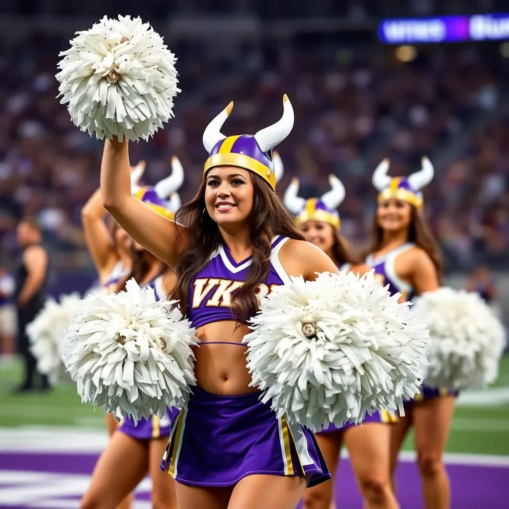 Vikings Make History with Inclusion of Male Cheerleaders in Bold Move for Gender Equality in Sports