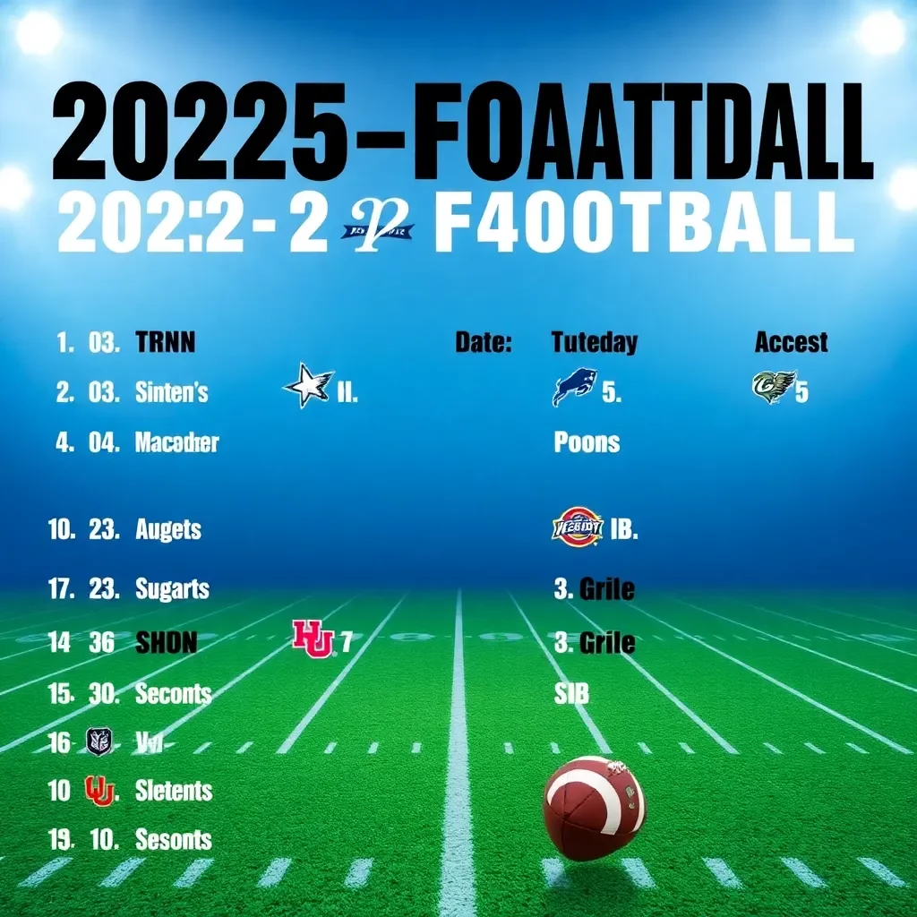 Exciting Matchups Await in the 2025-26 NCAA College Football Season: Schedule Released!