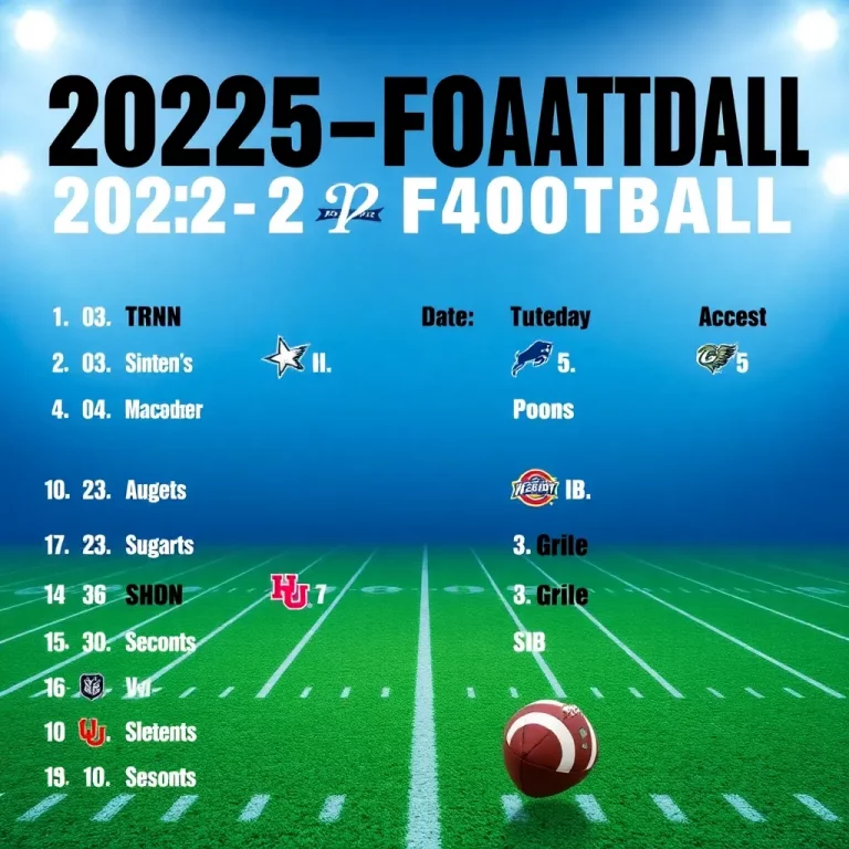 Exciting Matchups Await in the 2025-26 NCAA College Football Season: Schedule Released!