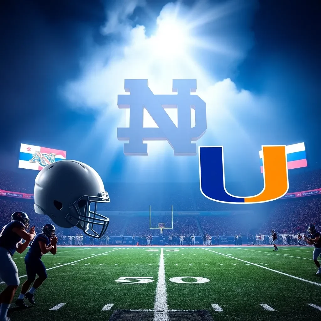 Notre Dame and Miami Set for Epic College Football Showdown This Sunday Night