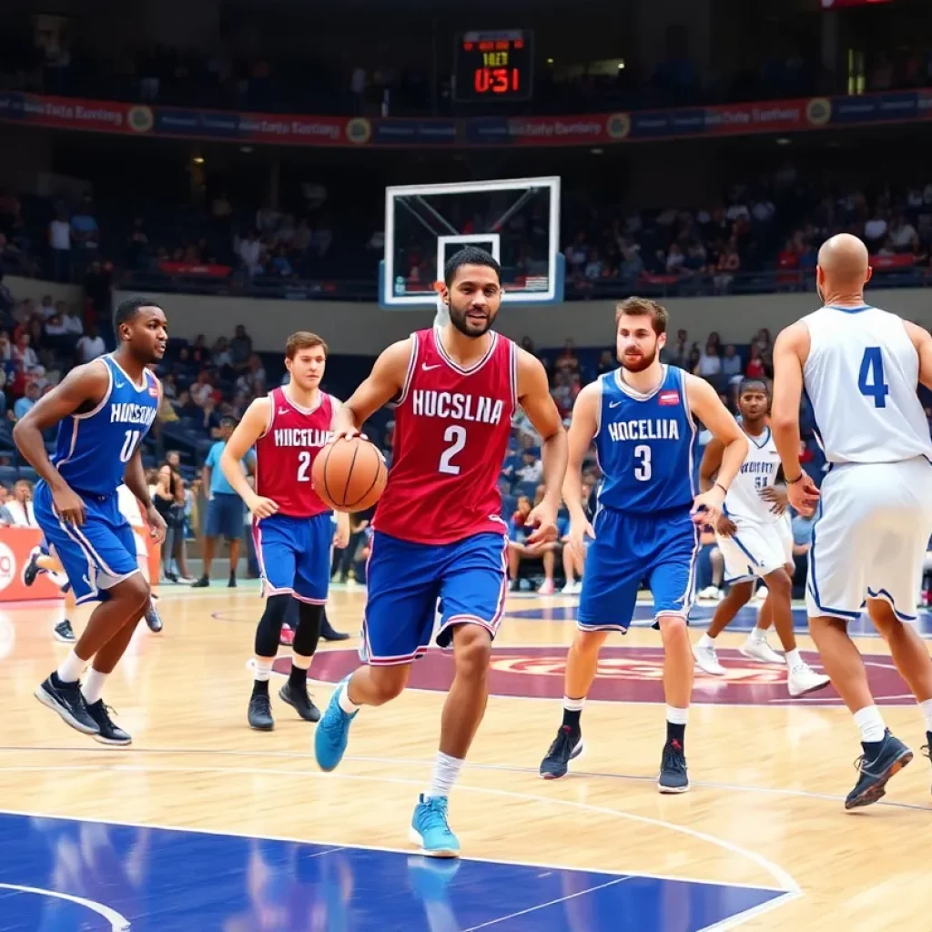 Brandon McCoy playing basketball at Sierra Canyon