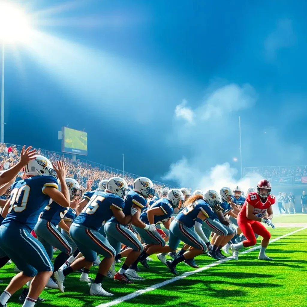 High school football teams competing in Florida