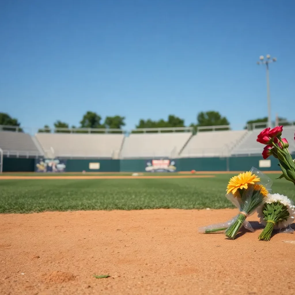 Community memorial for Camden baseball star