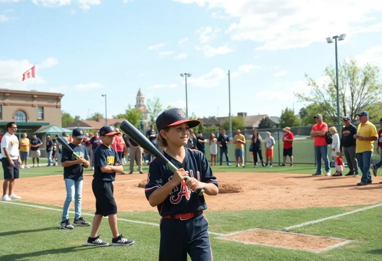 Community members supporting high school baseball in Great Falls