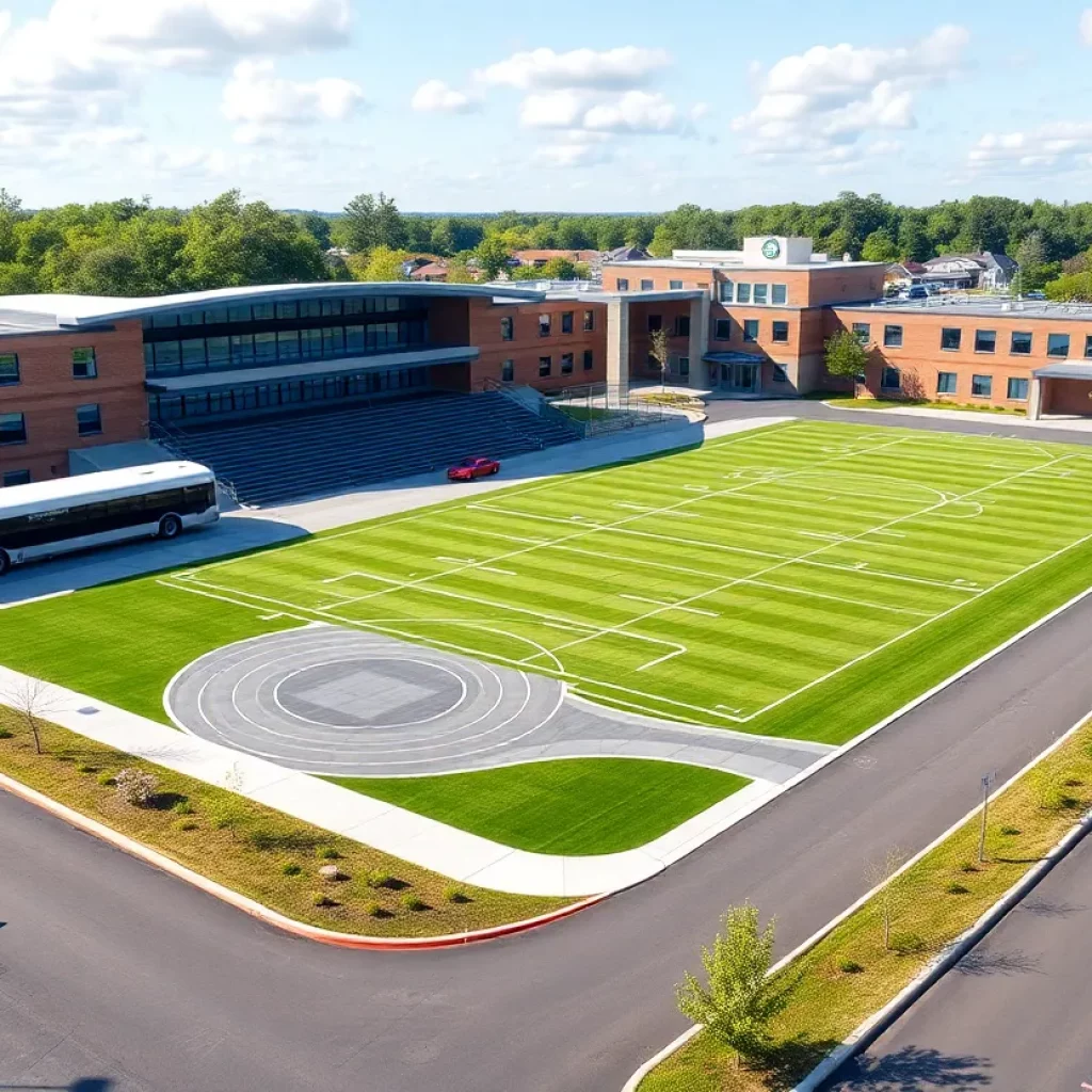 New athletic facilities and bus lot in Davenport School District
