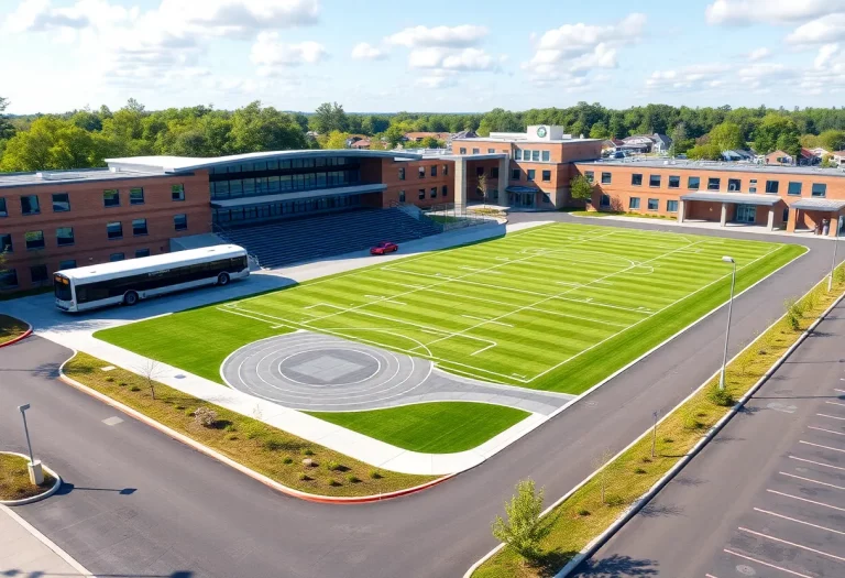 New athletic facilities and bus lot in Davenport School District