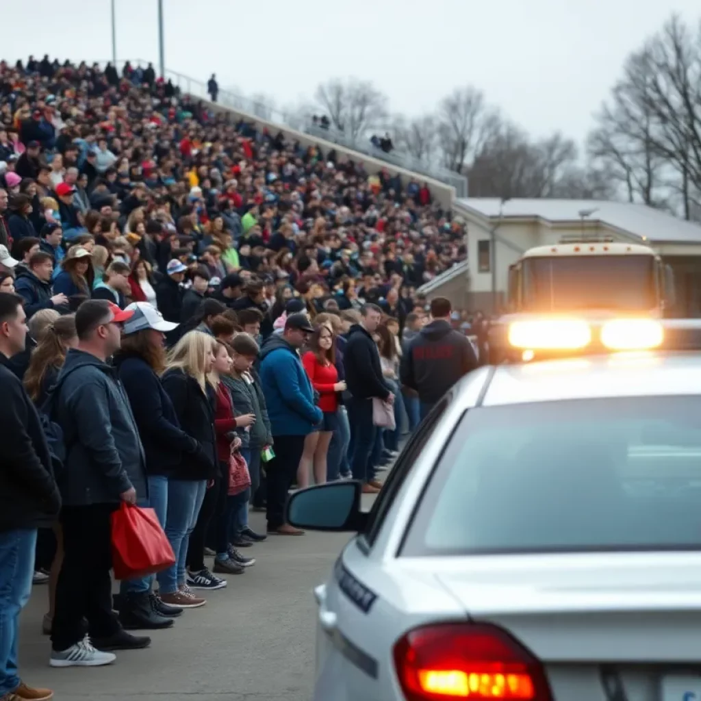 Franklin Heights High School football game disrupted by gunfire