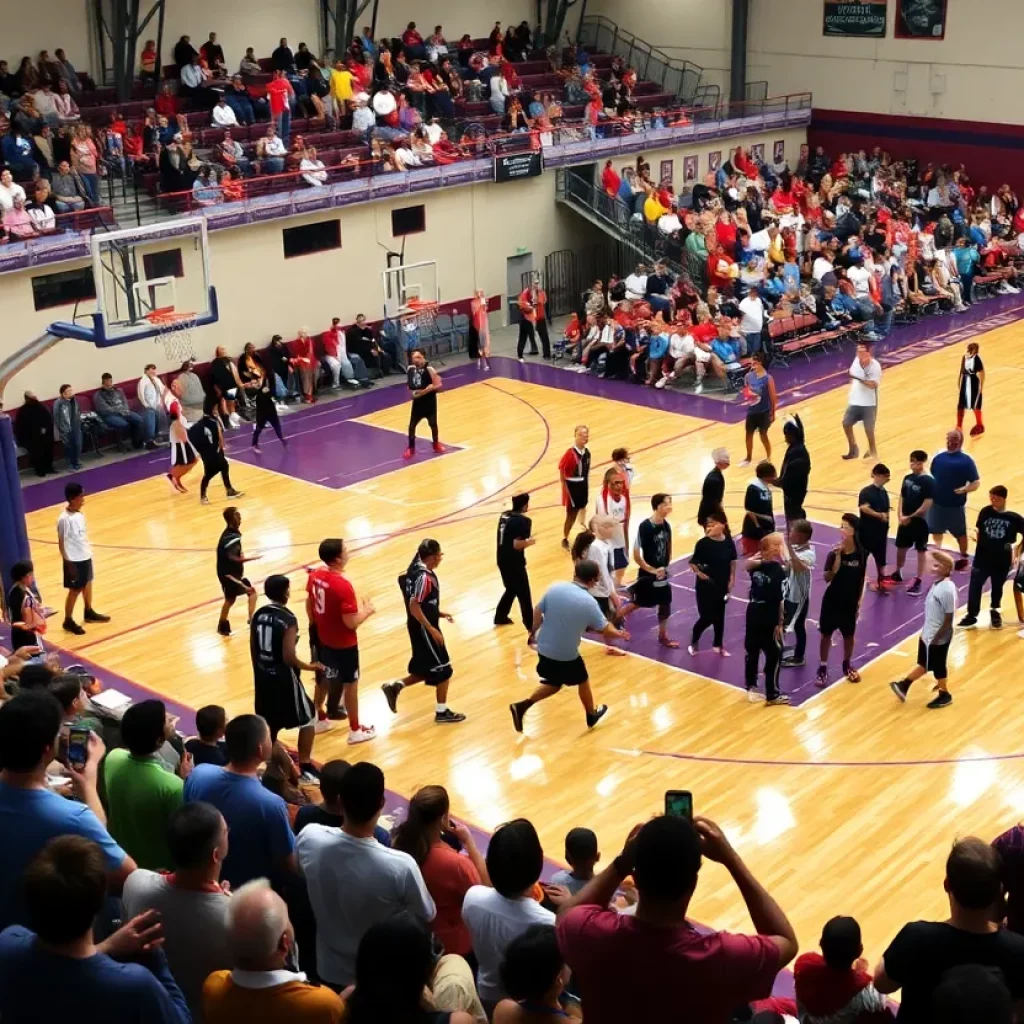 Teams competing at the Hayden High School 3v3 Basketball Tournament