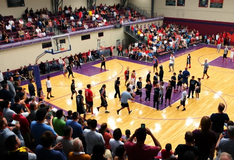 Teams competing at the Hayden High School 3v3 Basketball Tournament