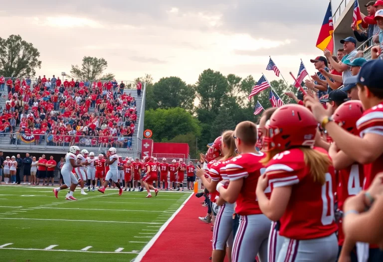 Exciting high school football scene in Maryland