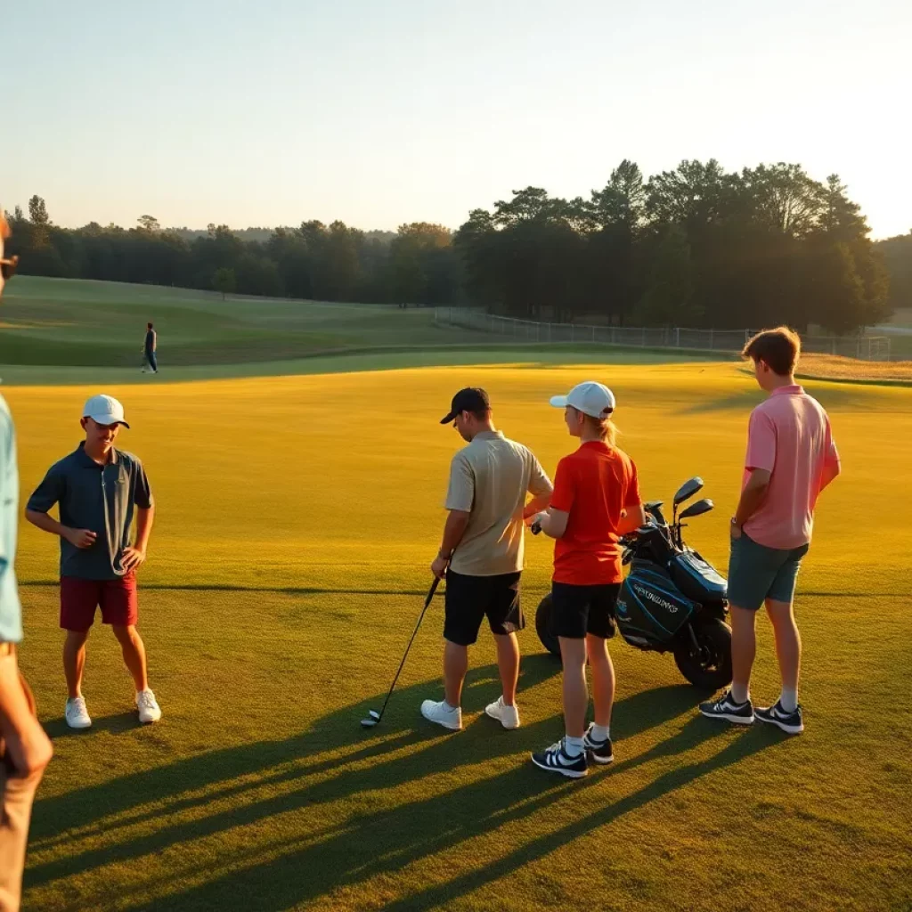 Illini West Boys Golf Team preparing for the tournament