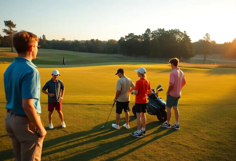 Illini West Boys Golf Team preparing for the tournament