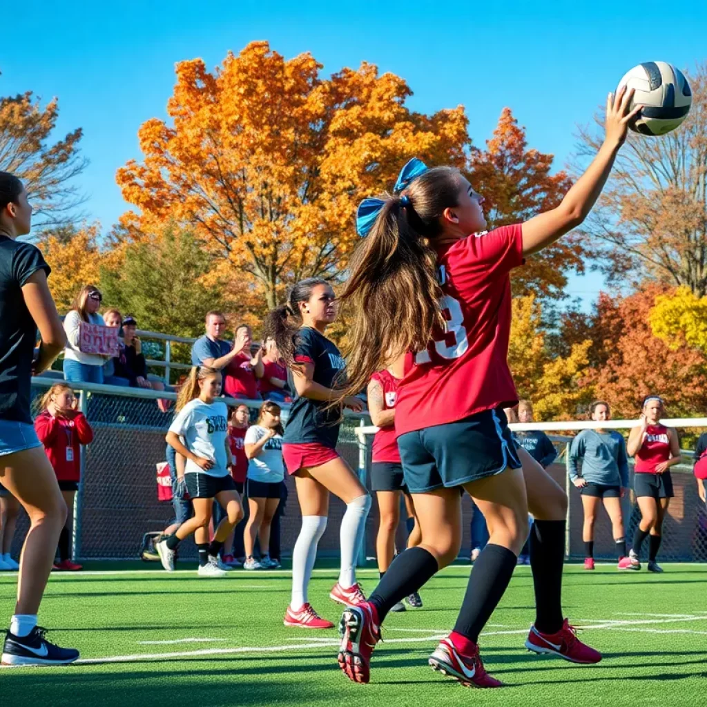 High school athletes participating in sports during the 2025 season