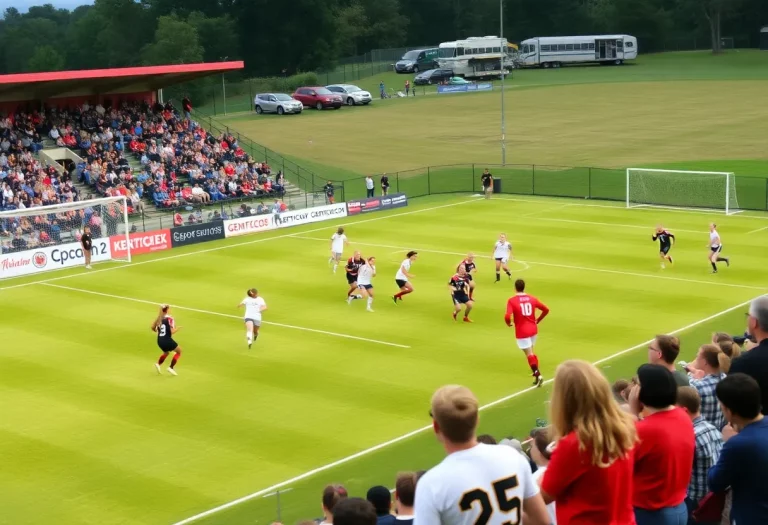 Exciting scene from Kentucky high school soccer semifinals