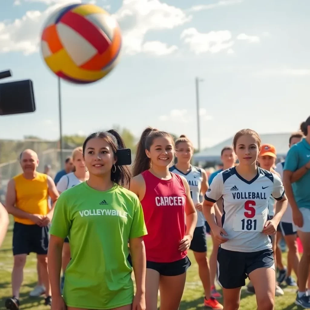 Athletes from Las Cruces at Fall Sports Media Day