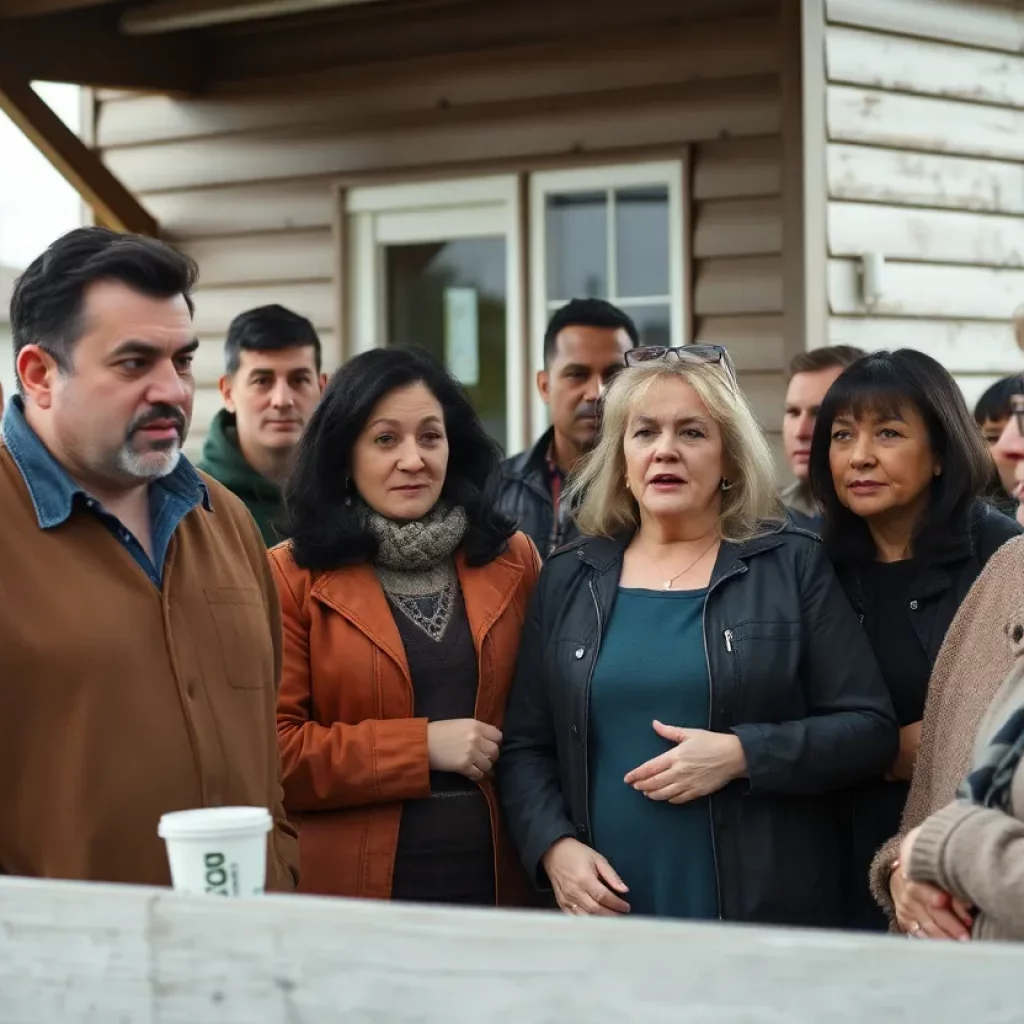 Community members in Lyons expressing shock and concern over serious allegations