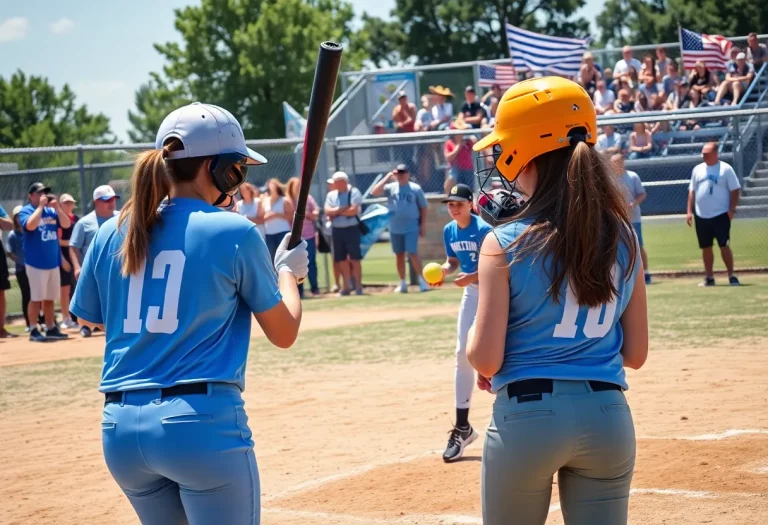 Softball teams competing at the Midwest High School Invite