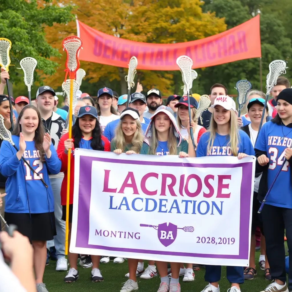 Community celebration at the Minnesota Lacrosse Hall of Fame induction ceremony