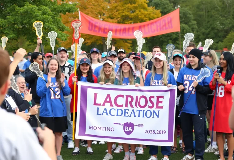 Community celebration at the Minnesota Lacrosse Hall of Fame induction ceremony
