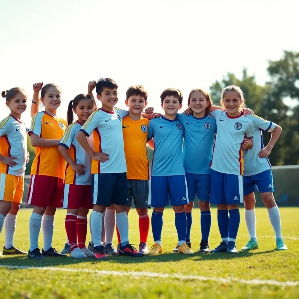 New recruits for Navy Men's Soccer standing on the field