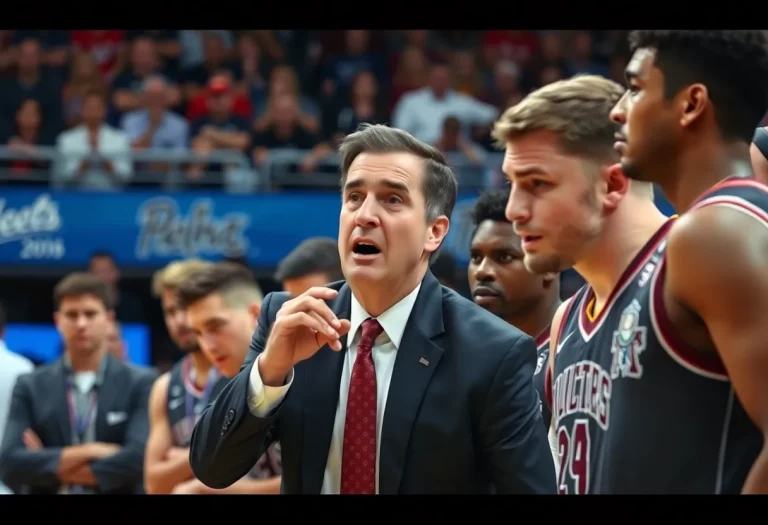Basketball game showing intense emotions