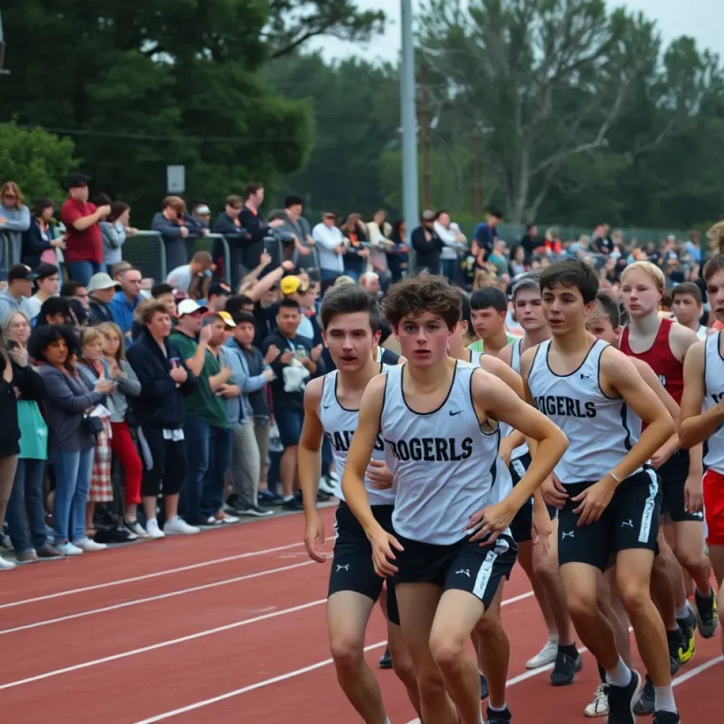 Chaos at Santa Fe high school track meet