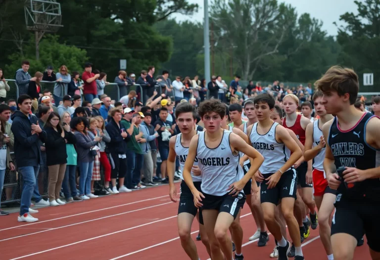 Chaos at Santa Fe high school track meet