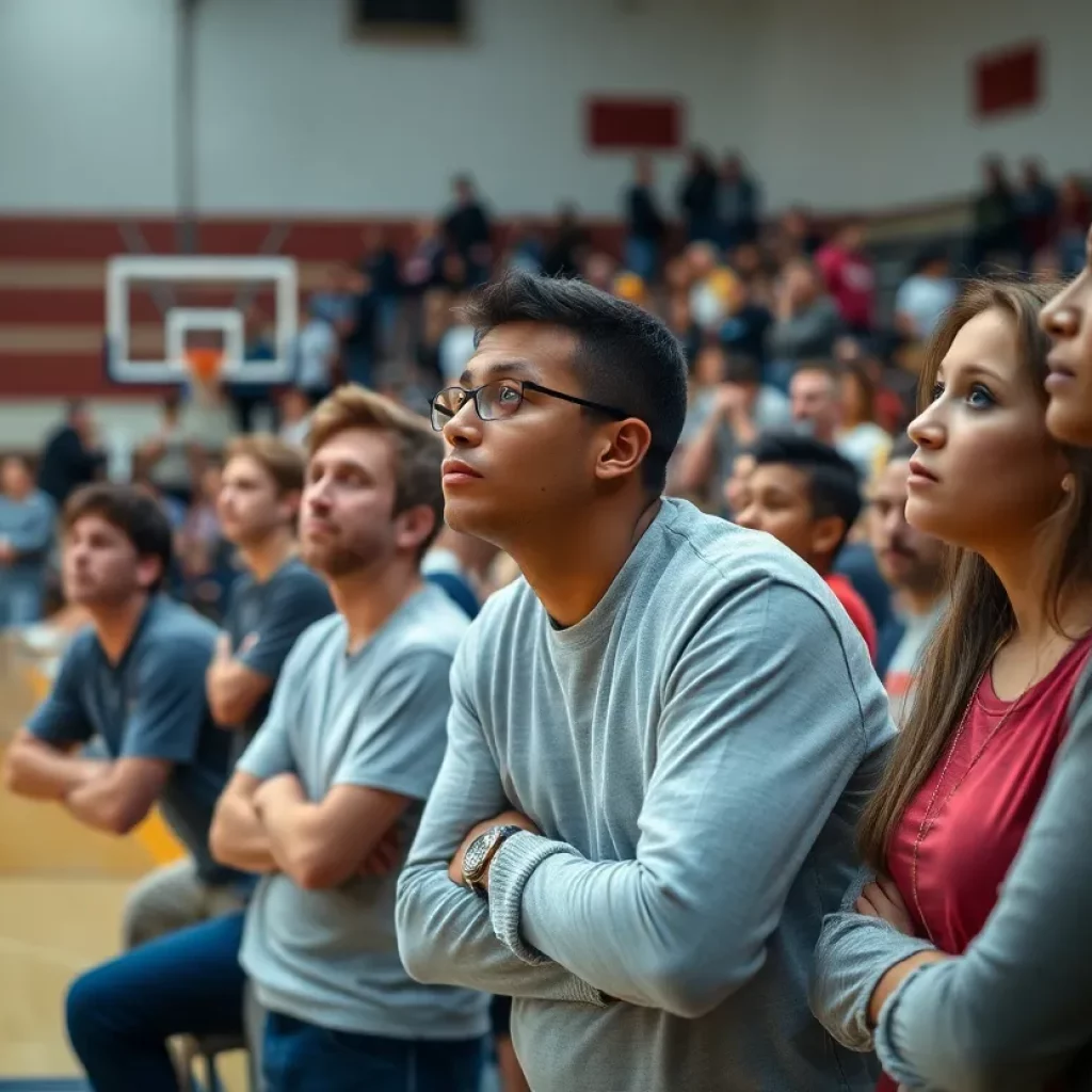 Parents gathering for school safety discussion after assault incident