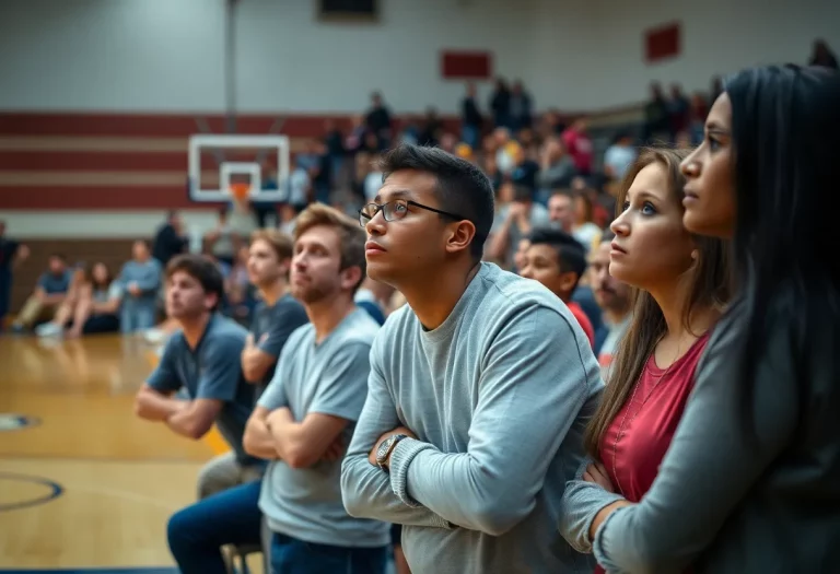 Parents gathering for school safety discussion after assault incident