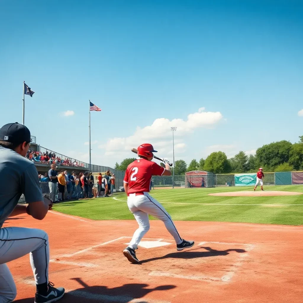 Teutopolis players during a high school baseball game against Windsor/Stewardson-Strasburg