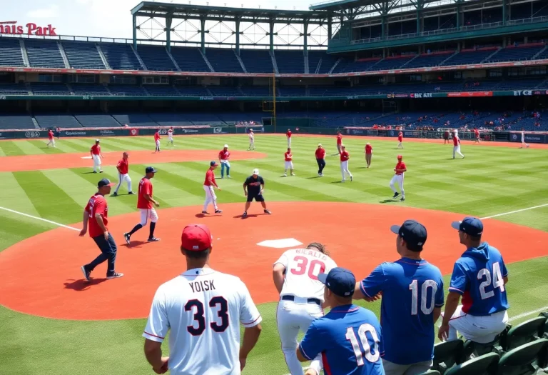 Diverse players participating in WPBL tryouts at Nationals Park, showcasing passion and teamwork.