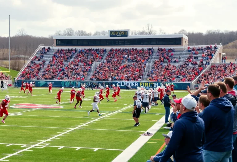 Teams training on the football field for the 2025 WPIAL season
