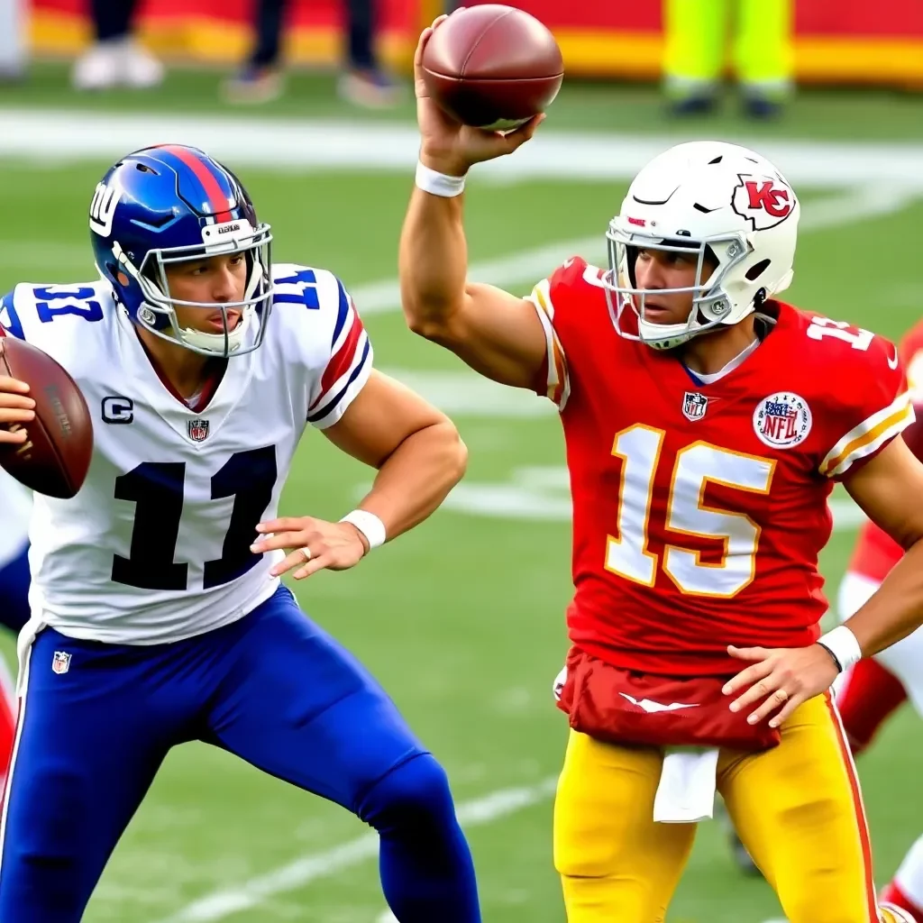 NFL Roundup: New York Giants Triumph, Kansas City Chiefs Dominate, and Chicago Bears Face Challenges