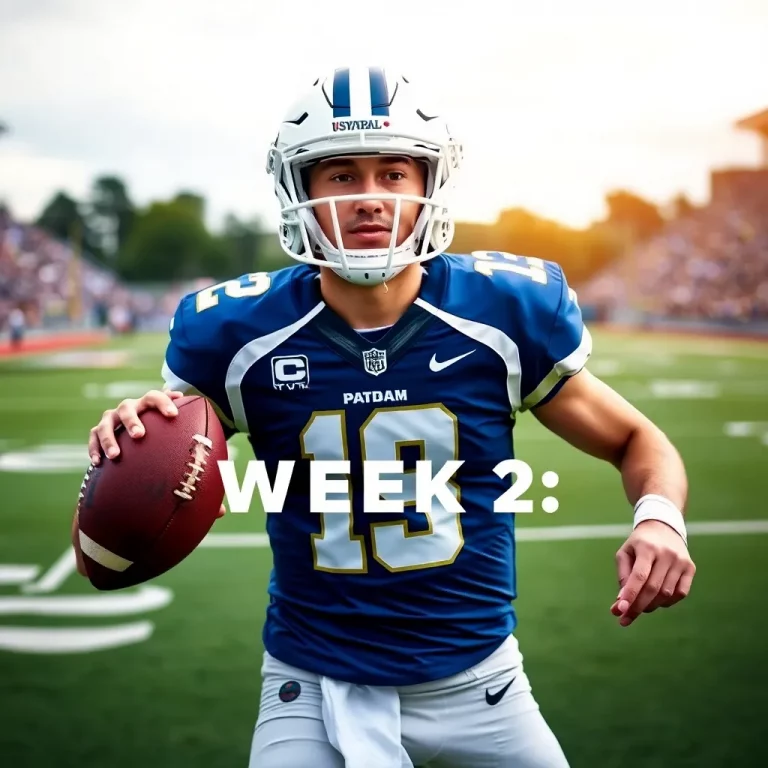 NCAA College Football Week 2: Exciting Matchups and Rising Stars on the Horizon