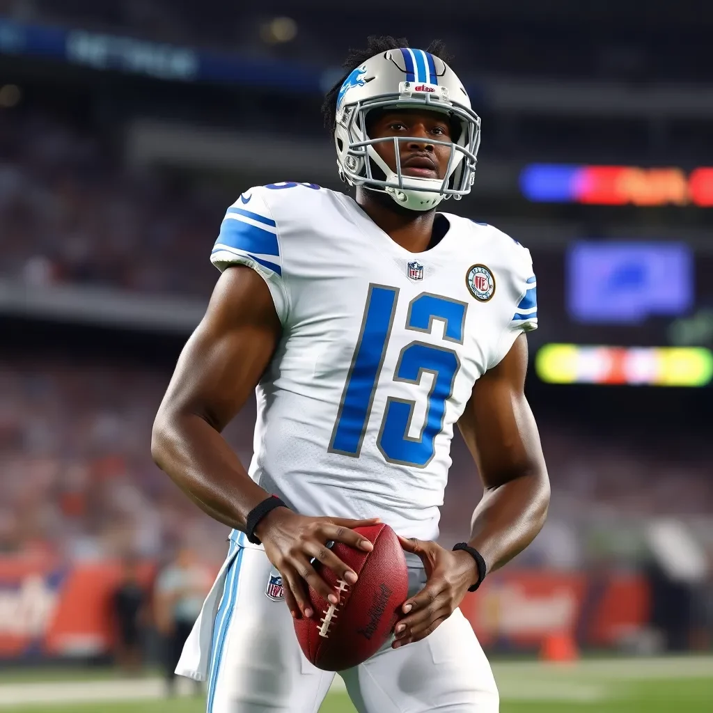 Lions Sign Jameson Williams to $83 Million Deal as NFL Season Approaches