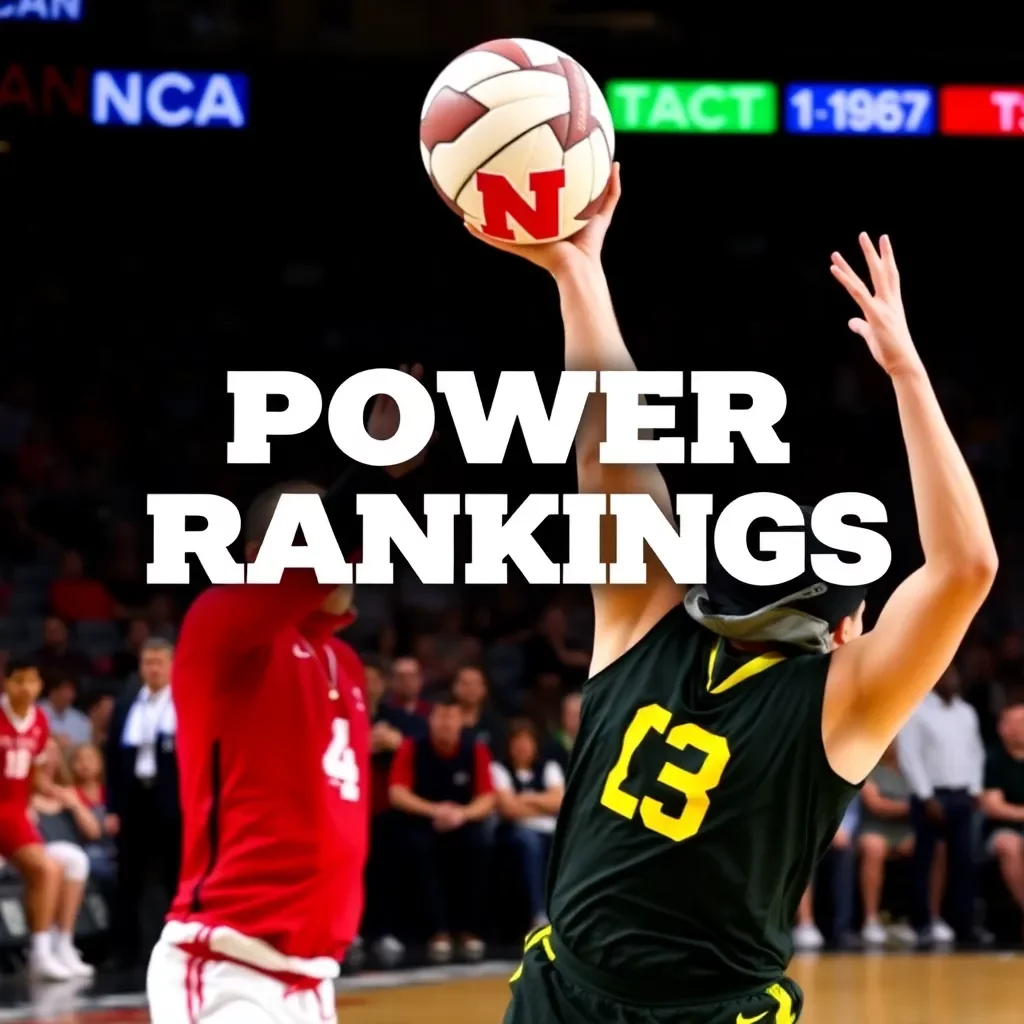 NCAA Power Rankings Shake-Up: Nebraska Tops Volleyball, Oregon Climbs in Football