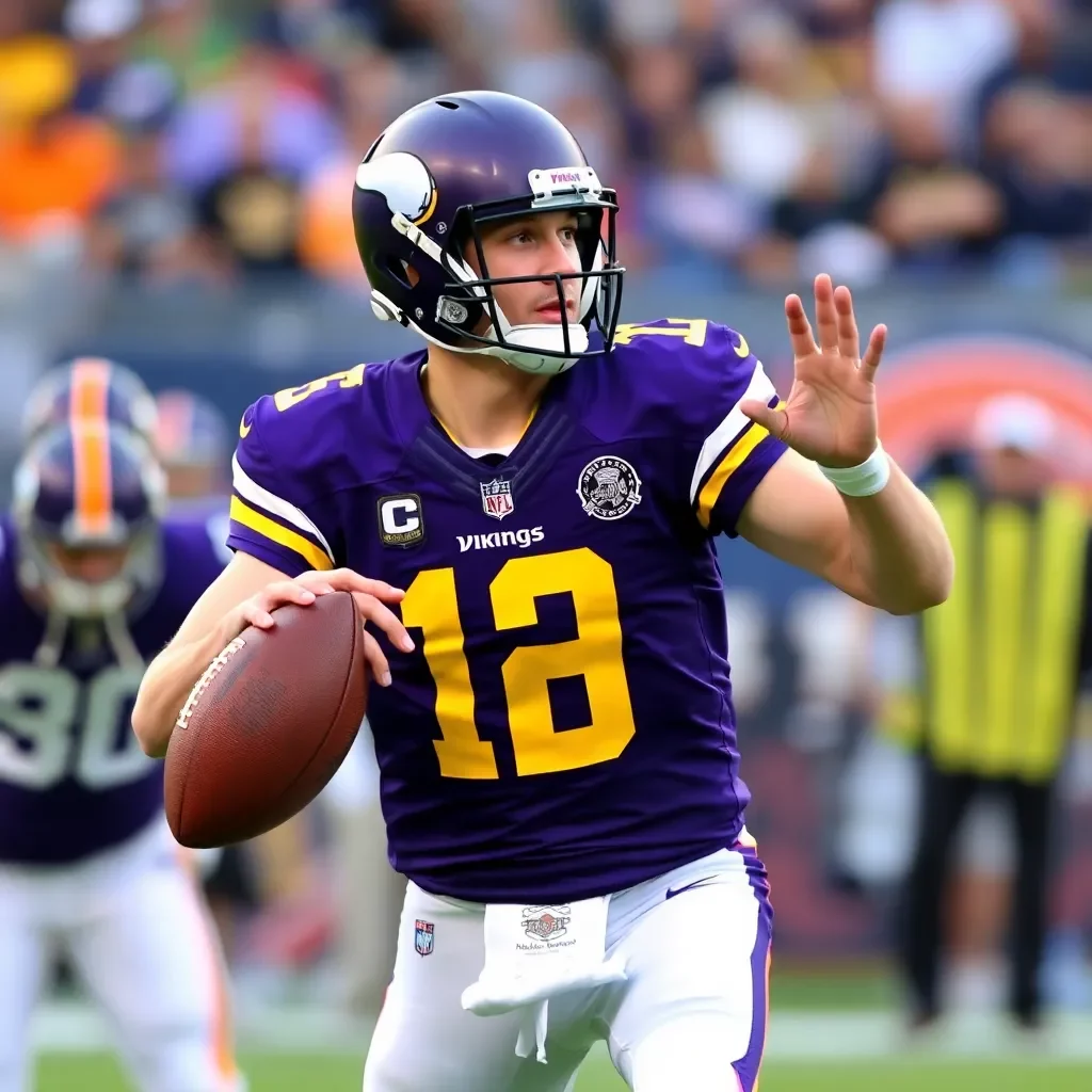 Eagan's J.J. McCarthy Shines in NFL Debut, Leads Vikings to Dramatic Victory Over Bears