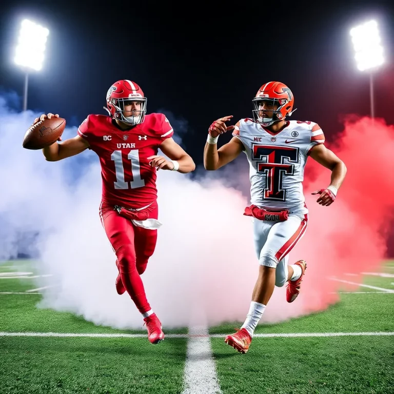 College Football Week 4 Showdown: No. 16 Utah Hosts No. 17 Texas Tech in High-Stakes Matchup