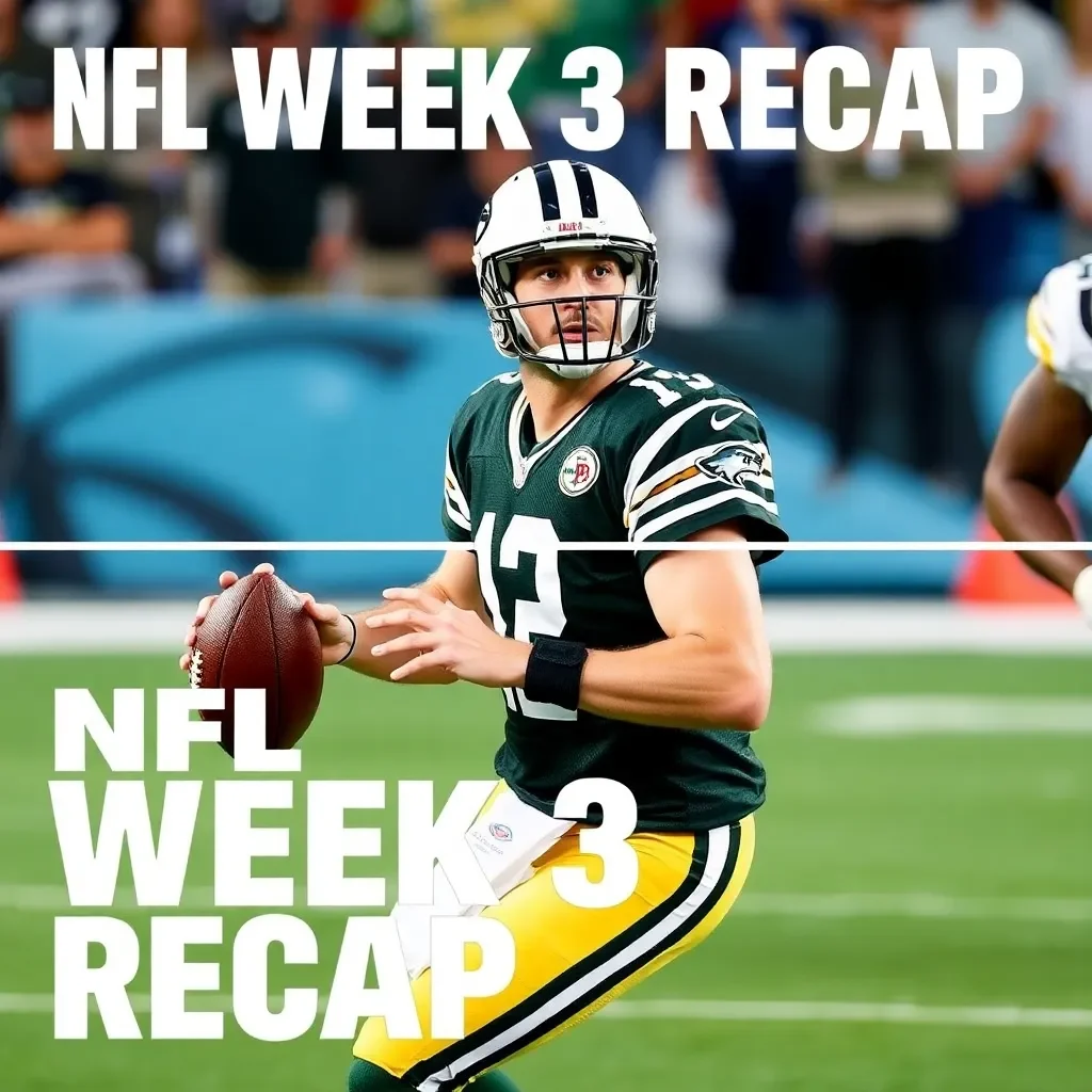 NFL Week 3 Recap: Panthers Dominate, Browns Make Historic Comeback, and Rodgers Shines in Pittsburgh