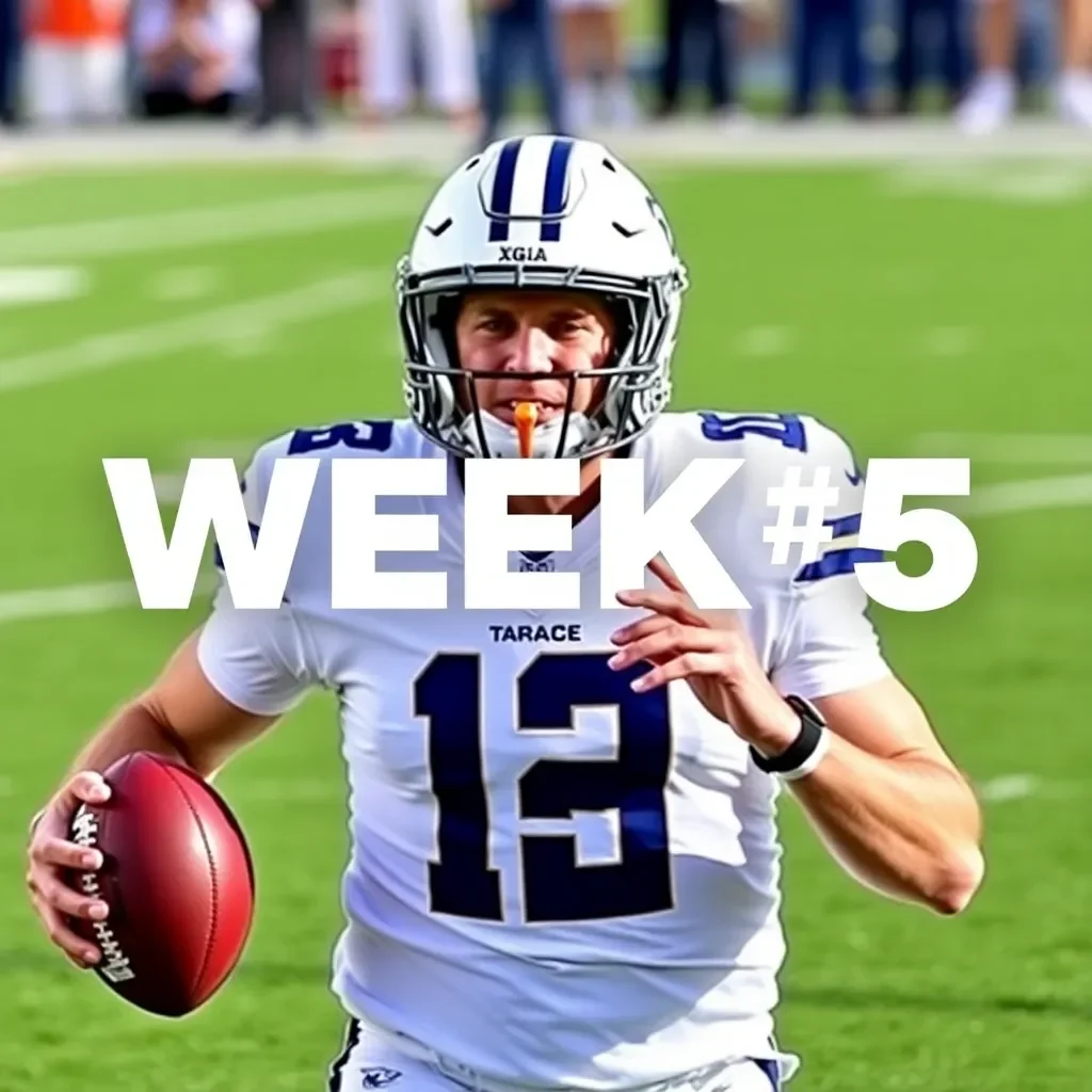 College Football Week 5: Key Matchups Set to Reshape AP Top 25 Rankings